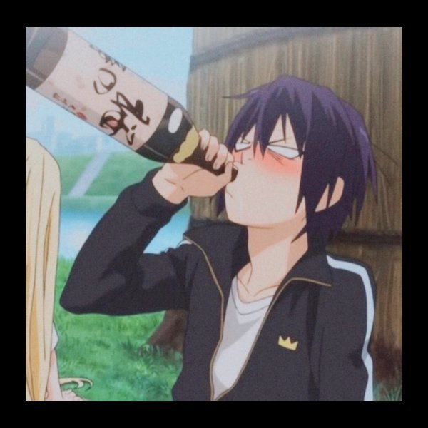 Аниме парень бухает