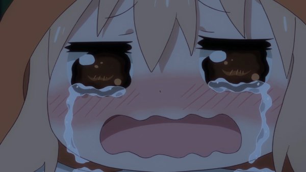 Плачущее лицо аниме