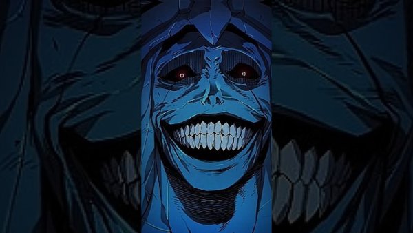 Статуя улыбается аниме