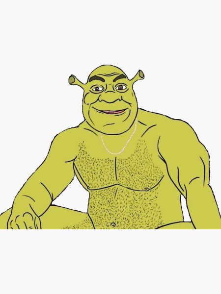 Шрек табличка