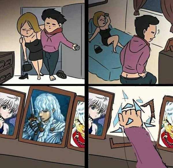 Берсерк аниме мемы