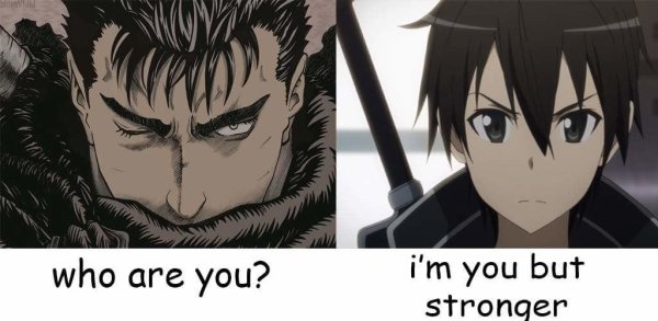 Кирито и Гатс друзья