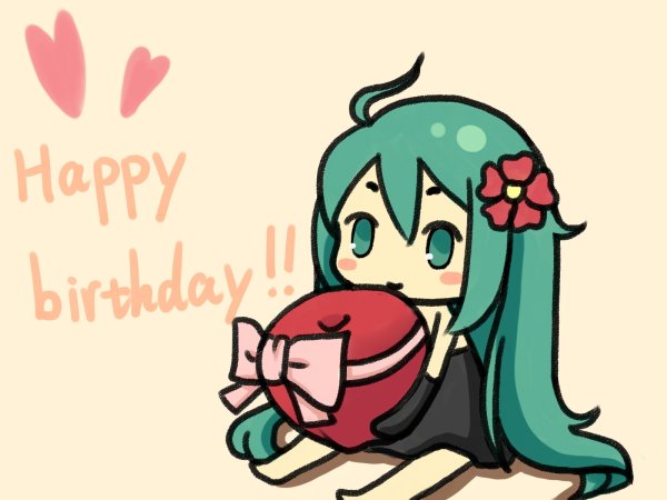 С днем рождения аниме
