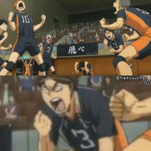 Волейбол аниме моменты