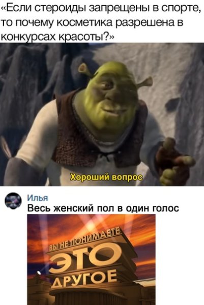 Хороший вопрос Шрек оригинал