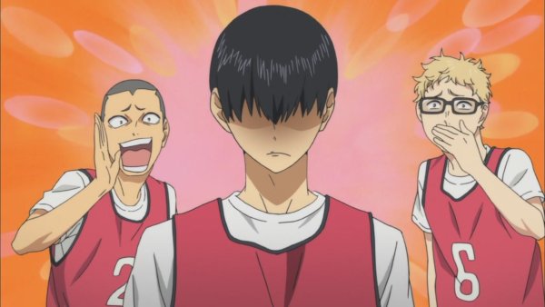 Аниме волейбол Цукишима