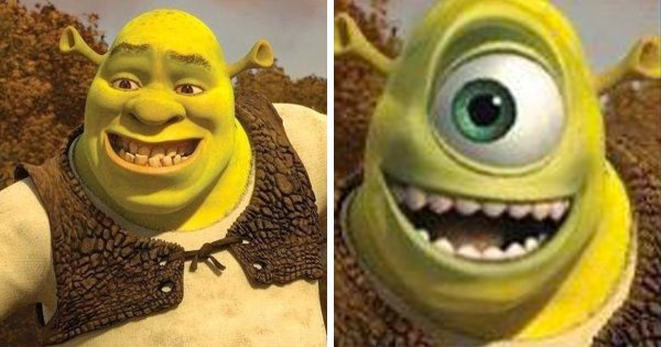 Смешные персонажи из мема