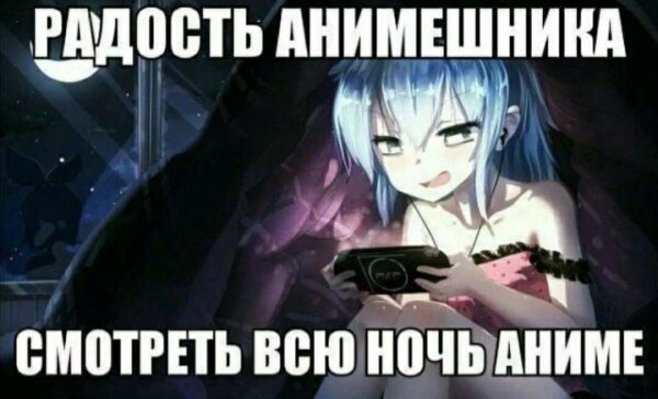 Мемы про анимешников