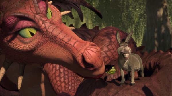 Осел из Шрека и дракониха