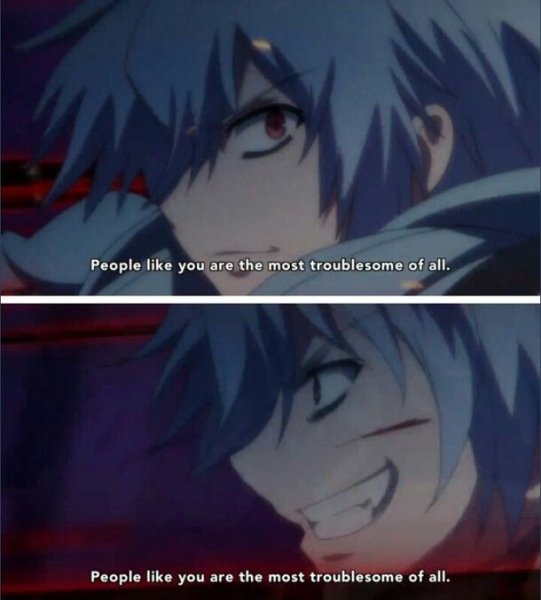 Куро Сервамп улыбка