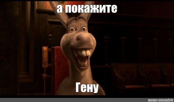 Осел Шрек Мем