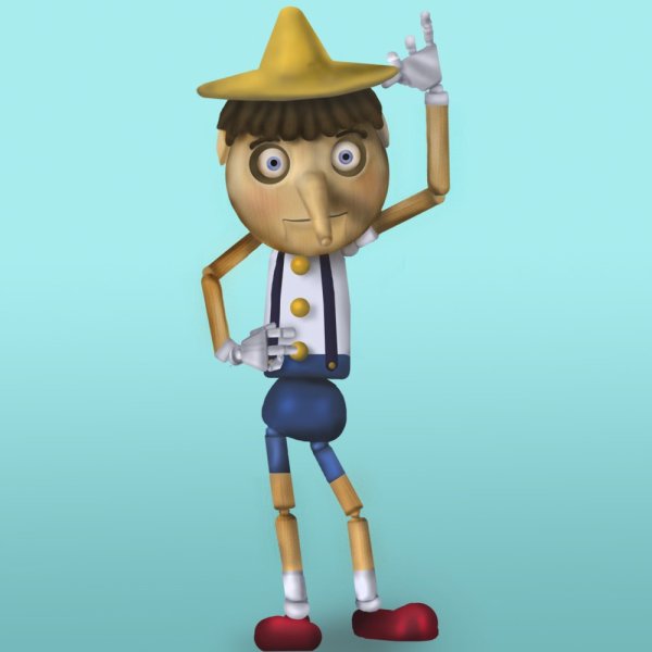 Пиноккио из мультика Шрек