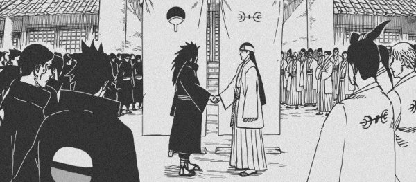 Хаширама и Мадара рукопожатие