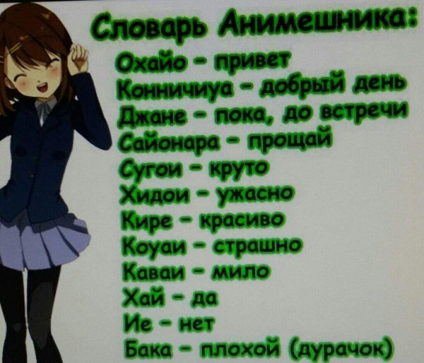 Словарь АНИМЕШНИКА