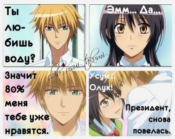 Президент студсовета горничная аниме