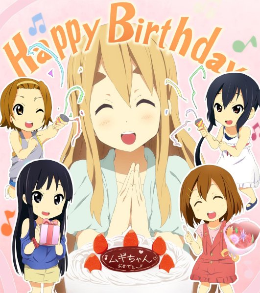 С днем рождения аниме