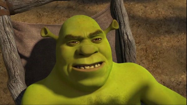 Шрек зеленый нос