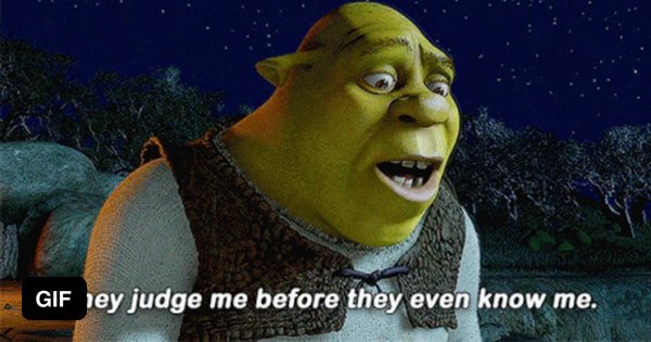 Шрек грустит