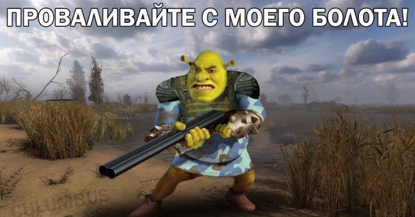 Шрек это мое болото