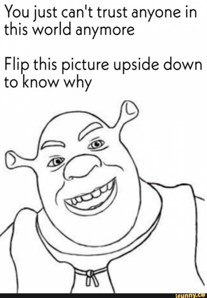 Шрек карандашом