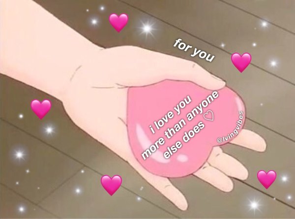 Эстетика сердце аниме