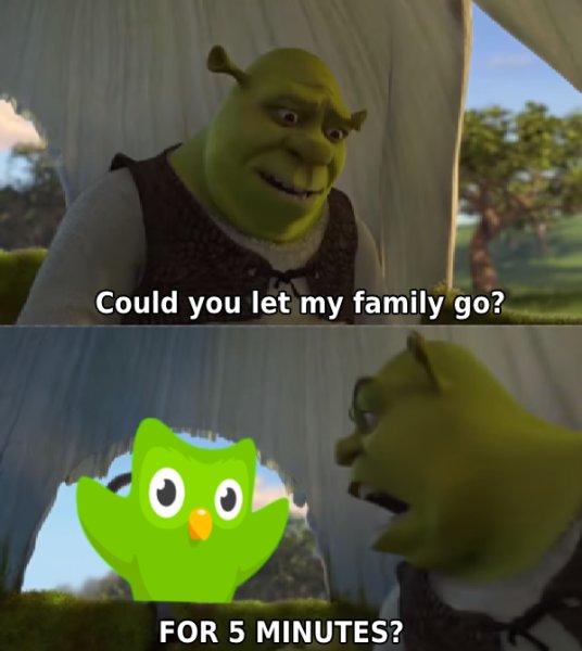 Шрек ты можешь помолчать