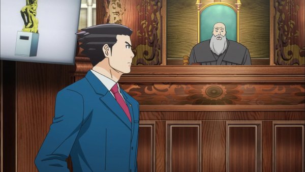 Феникс Райт первоклассный адвокат аниме