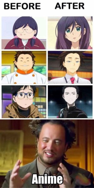 Аниме персонажи мемы