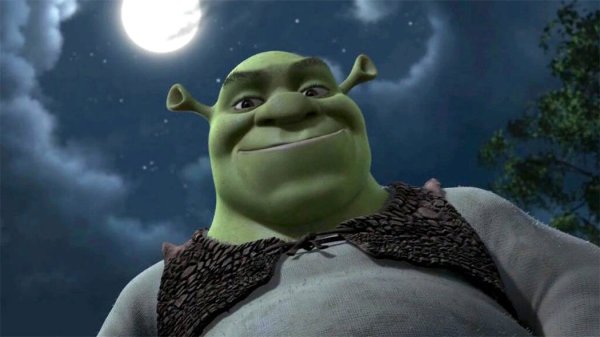 Шрек смеется
