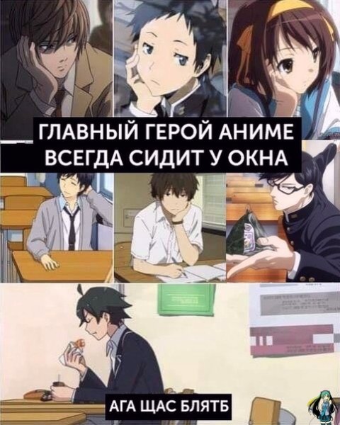 Главный герой аниме