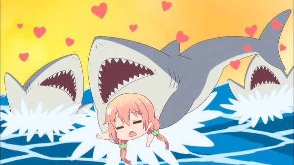 Аниме акула gawrgura