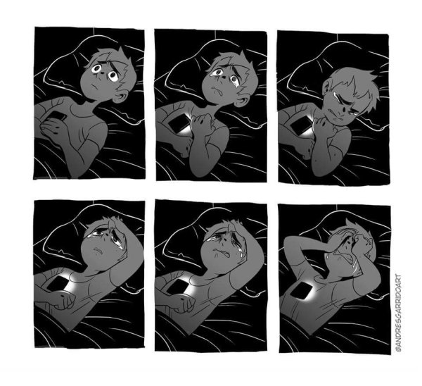 Комикс грусть