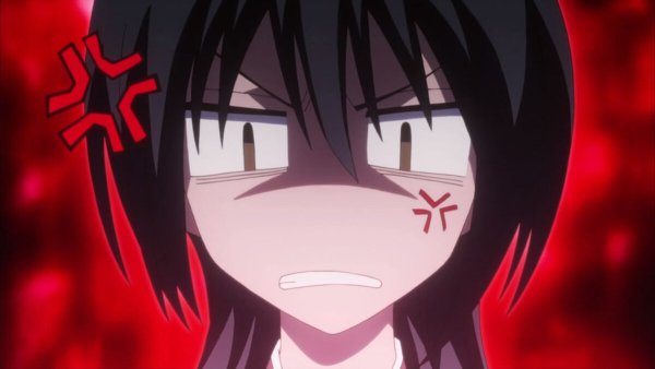 Злое лицо аниме