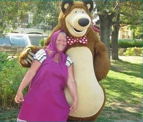 Прикольный мишка