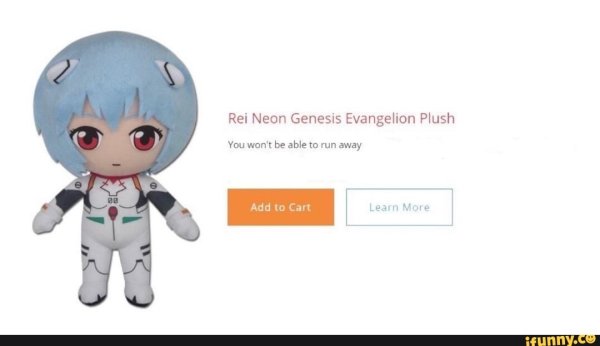 Кукла Рей Евангелион плюшевая