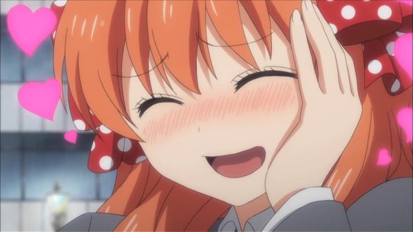 Аниме девушка смущается