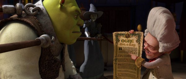 Шрек Румпельштильцхен с контрактом