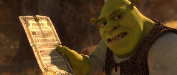 Шрек Румпельштильцхен с контрактом