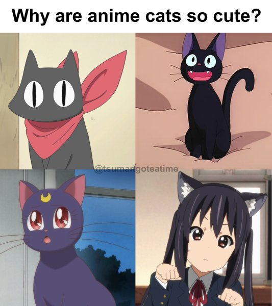 Аниме кошки
