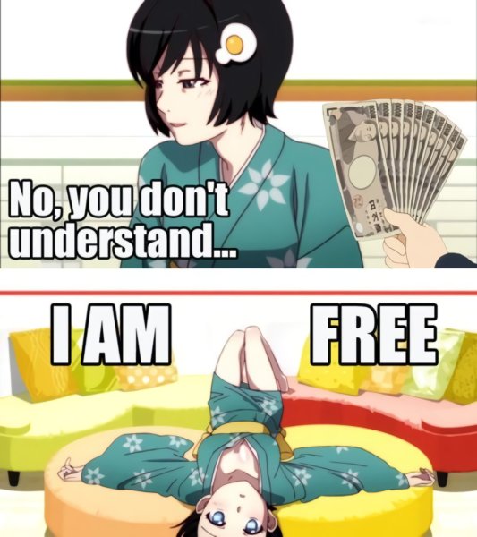 Аниме Мем деньги