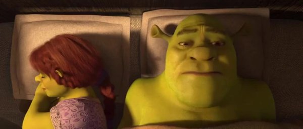 Шрек спит