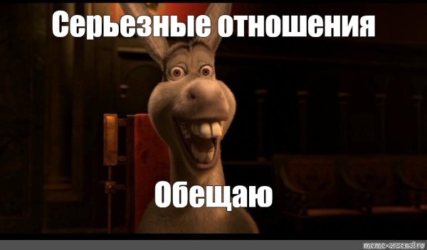 Мы уже приехали осел из Шрека