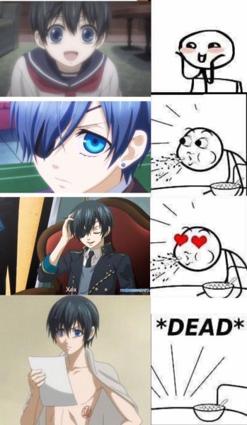 Тёмный дворецкий комиксы Сибастьян