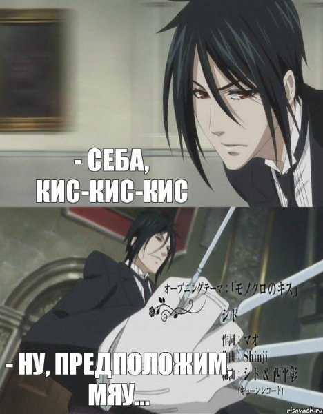Приколы аниме темный дворецкий