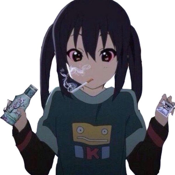 Тянка курит