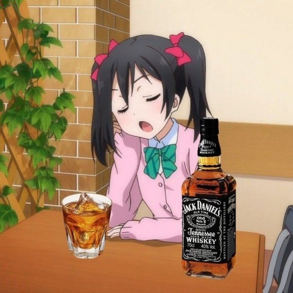 Аниме бухают