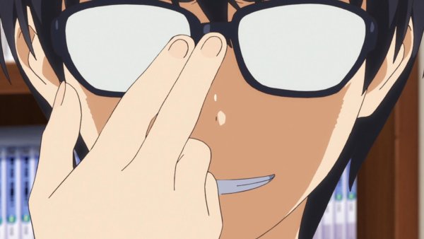 Аниме поправляет очки