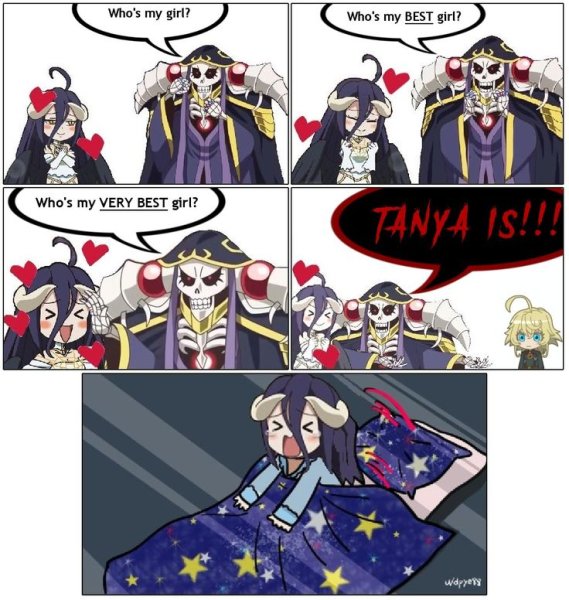 Аниме Overlord мемы