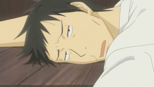 Сонный аниме персонаж