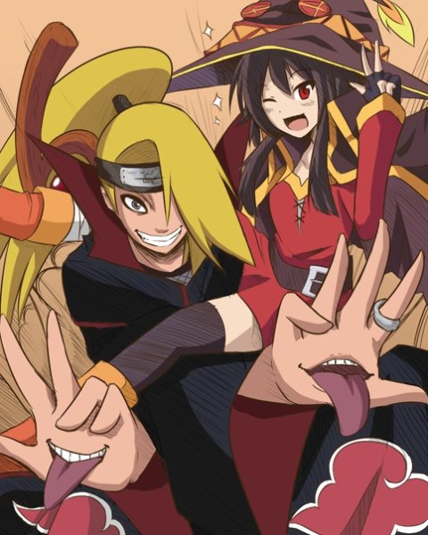 Искусство это взрыв аниме